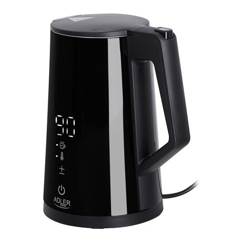 Adler | Kettle | AD 1345b | Electric | 2200 W | 1.7 L | Stainless steel | 360° rotational base | Black - 3